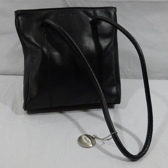 Nine West Handbags - Nine West Womens Handbag Black Shoulder Leather